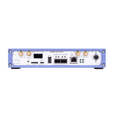 Ettus USRP N321 Compatibile. 2 Canali TX/RX, RF 3 MHz-6 GHz, 200 MHz BW Ciascuno, 1 × QSFP+, 2 × SFP+, 1 × RJ45, USRP Software Defined Radio Device