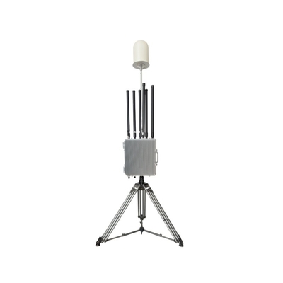 Contromisure di rilevamento dei droni attrezzature di esclusione 800m raggio di navigazione di spoofing 5km raggio di rilevamento 5 ̊ ((RMS) direzione accuratezza di localizzazione 1500 ~ 2000m ((Omni) raggio di soppressione di potenza